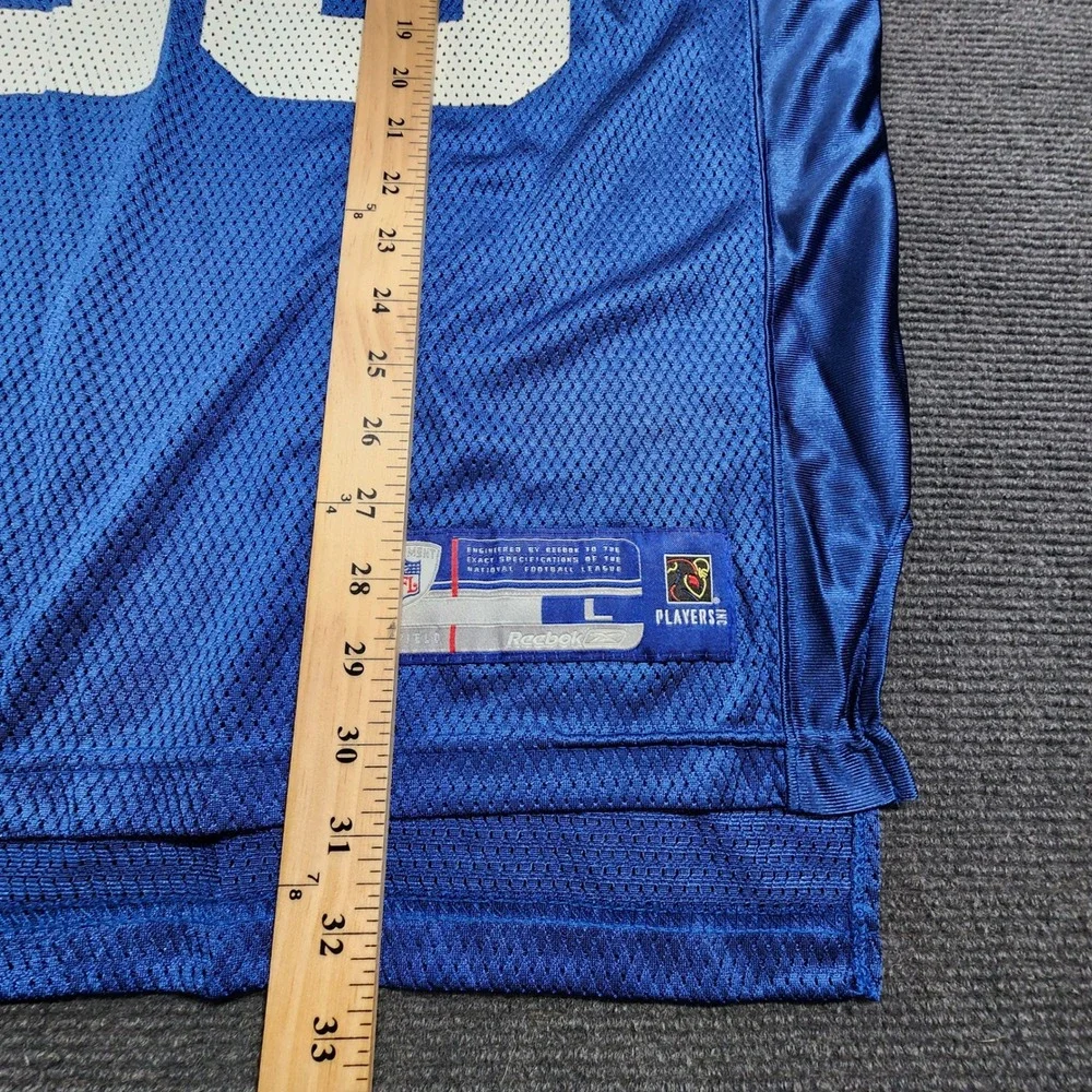 Reebok Indianapolis Colts Joseph Addai #29 Jersey Men Large Blue Mesh Football